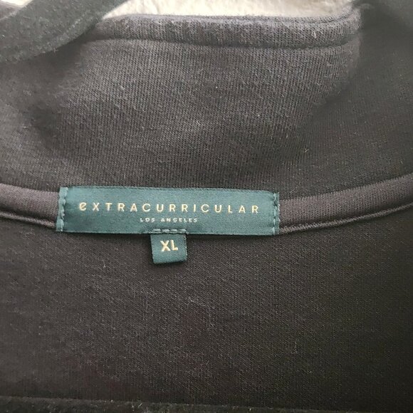 Extracurricular Pullover Sweater Mens XL Half Zip Organic Cotton Patch - Picture 6 of 11